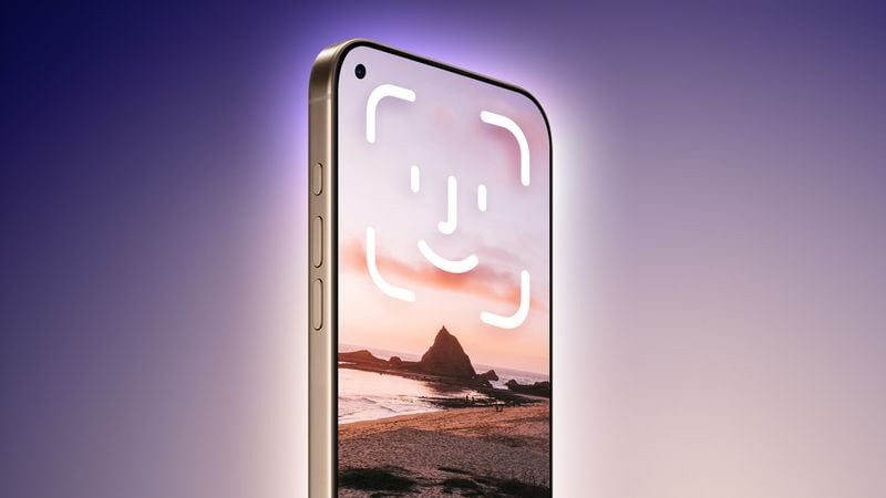 iphone 18 pro under screen face id 2