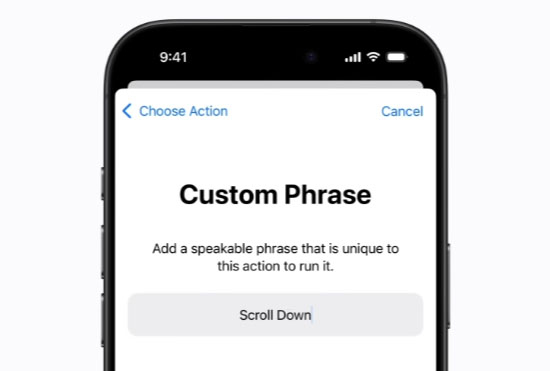 vocal shortcuts ios18 guide 2