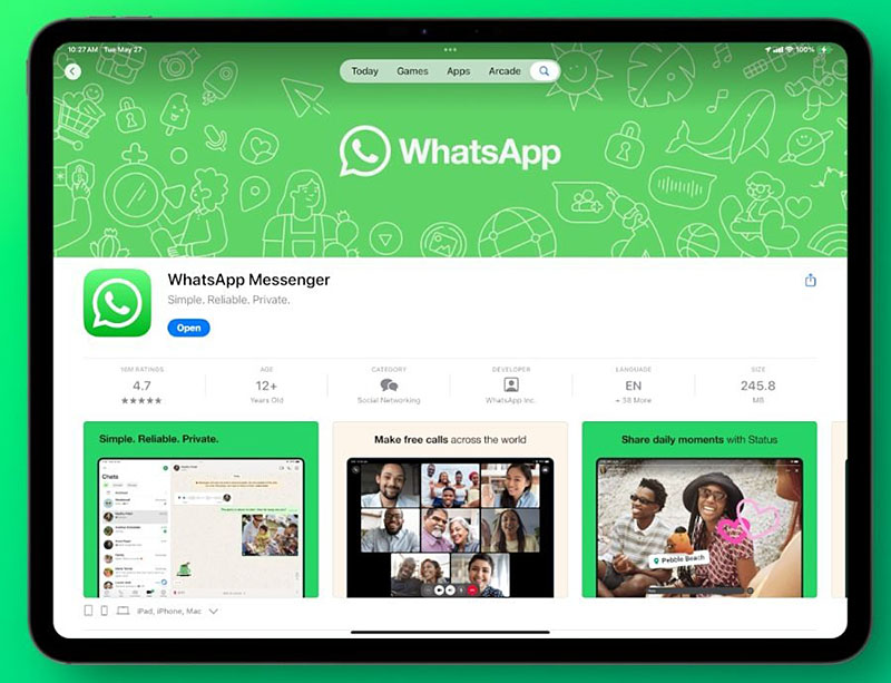 whatsapp ipad app 3