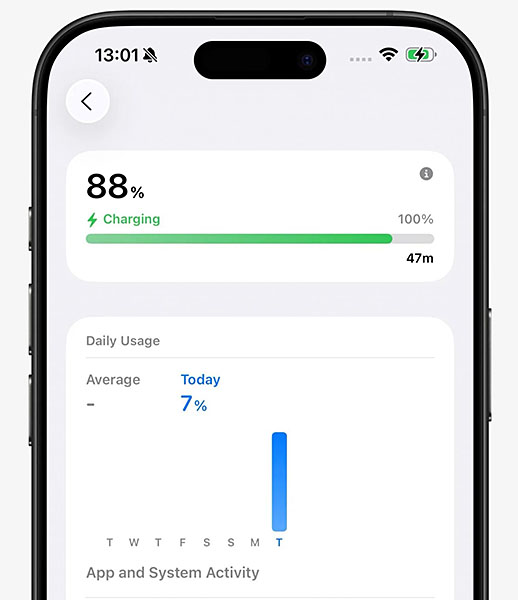 ios 26 battery features charge time adaptive power 2