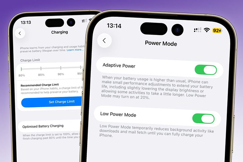 ios 26 battery features charge time adaptive power 3
