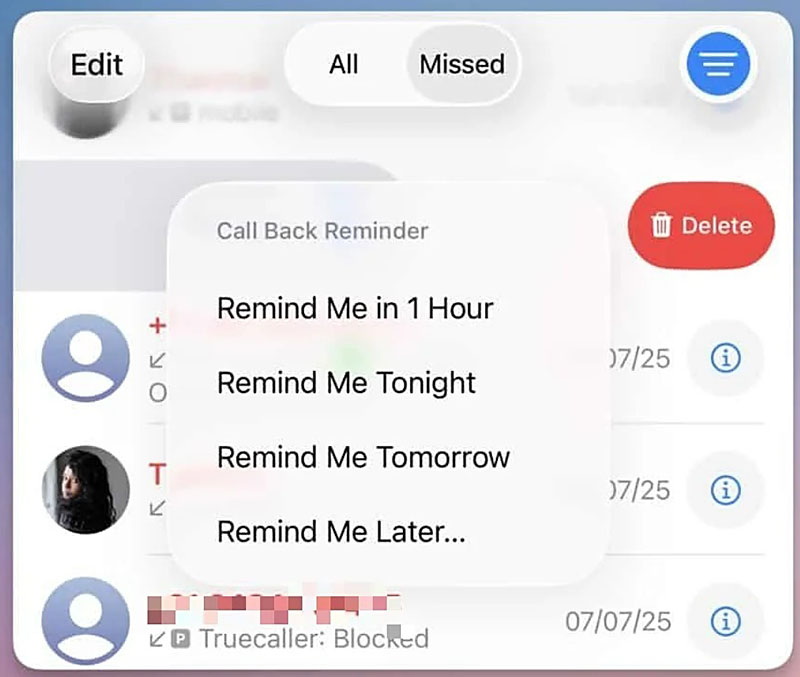 ios26 call reminder feature 2