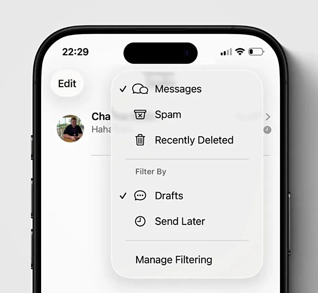 ios 26 messages drafts folder 2