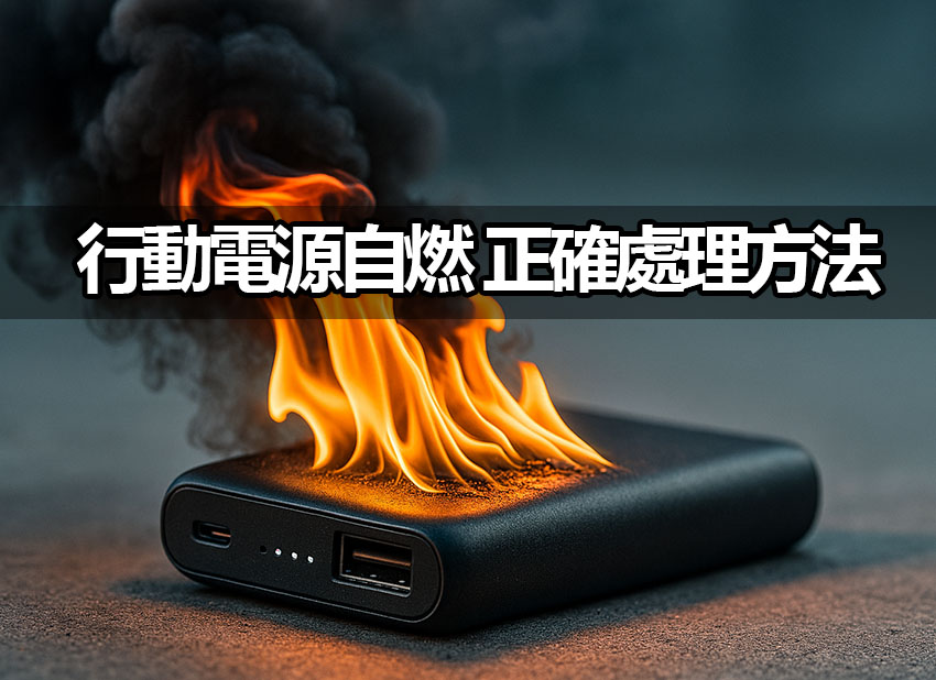 put out power bank fire