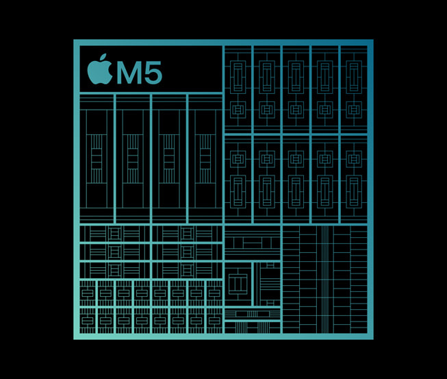 apple m5 chip ai performance 2