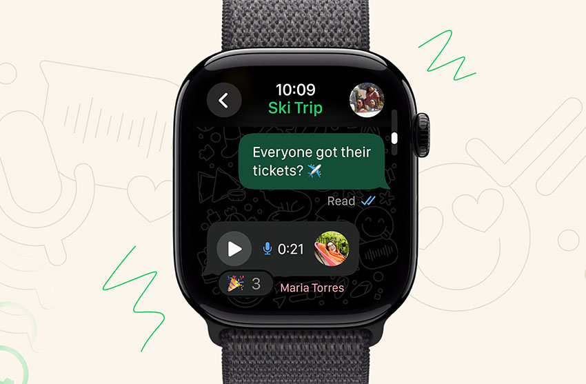 whatsapp apple watch update features taiwan