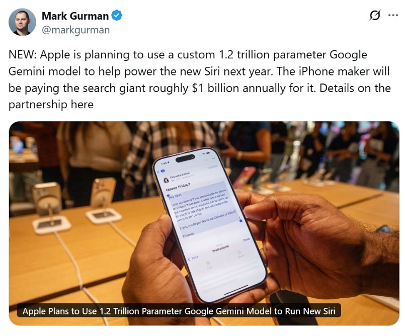apple siri google gemini ai 2