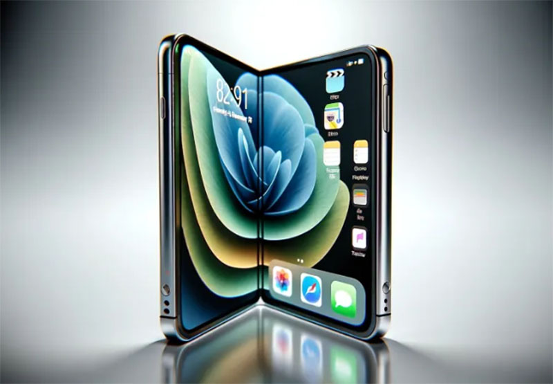 foldable iphone 2400mp under display camera