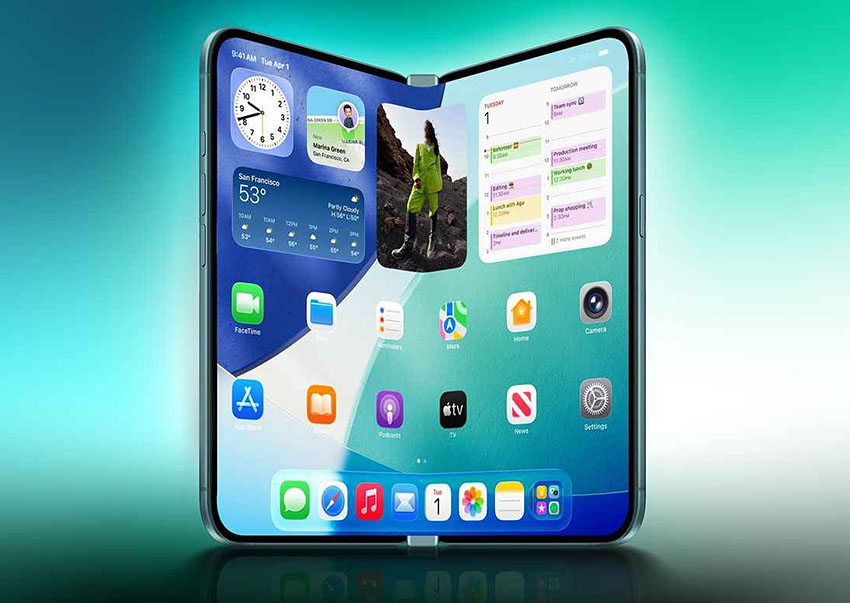 foldable iphone 2400mp under display camera 2