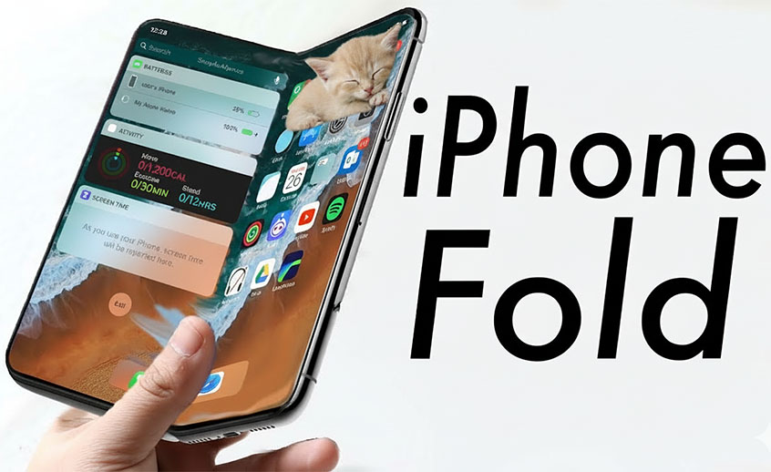 apple iphone fold pre production no crease