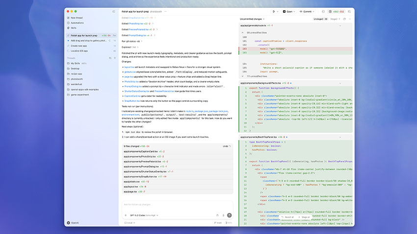 openai codex macos agentic ai development 2