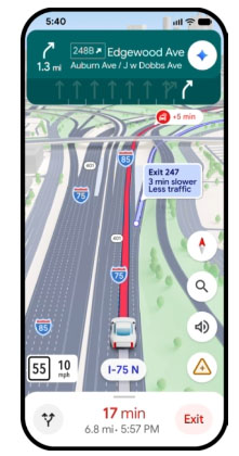google maps immersive navigation ask maps ai 2