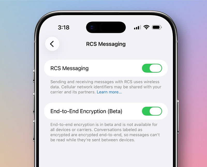 ios 26 5 rcs end to end encryption 2