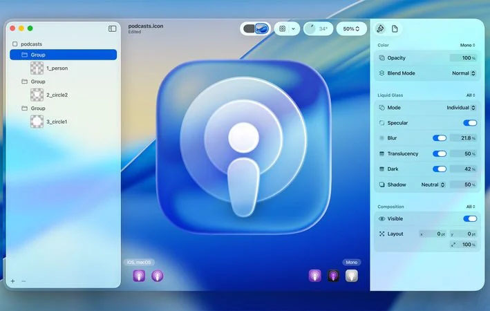 macos 27 liquid glass design safari update 2